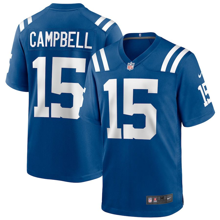 Men Indianapolis Colts #15 Parris Campbell Nike Royal Player Game NFL Jersey